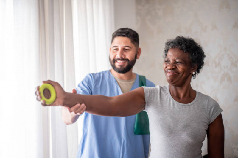 Sessão de Fisioterapia para Idosos Domiciliar Santa Maria Goretti - Fisioterapia em Home Care